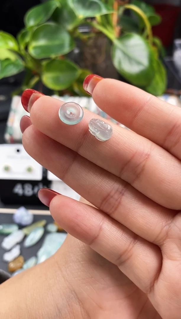 【闪购商品】翡翠戒指未镶嵌平安扣貔貅