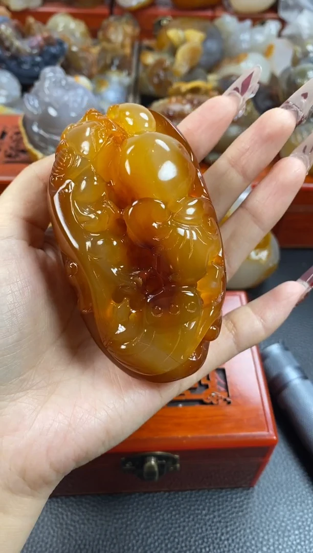 【闪购商品】玛瑙/玉髓手把未镶嵌1