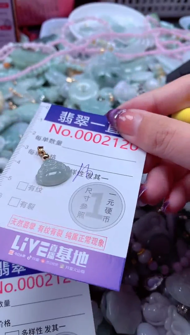 翡翠未镶嵌吊坠(不含链)2120
