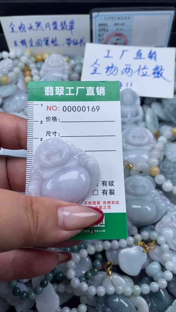 翡翠未镶嵌颈饰天然A货翡翠0169
