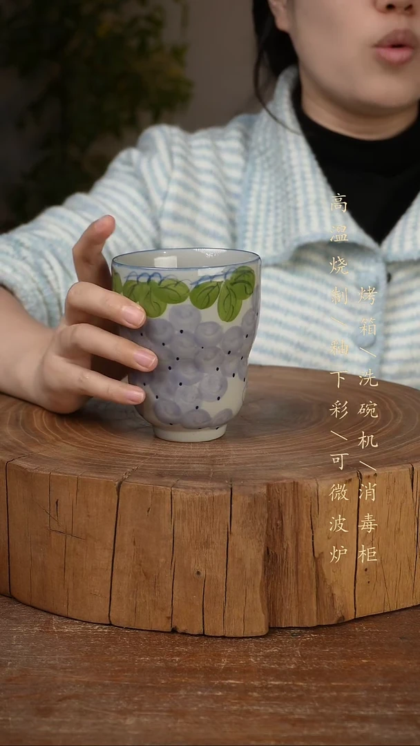 碗瓷景德镇手工手绘高温瓷釉下彩