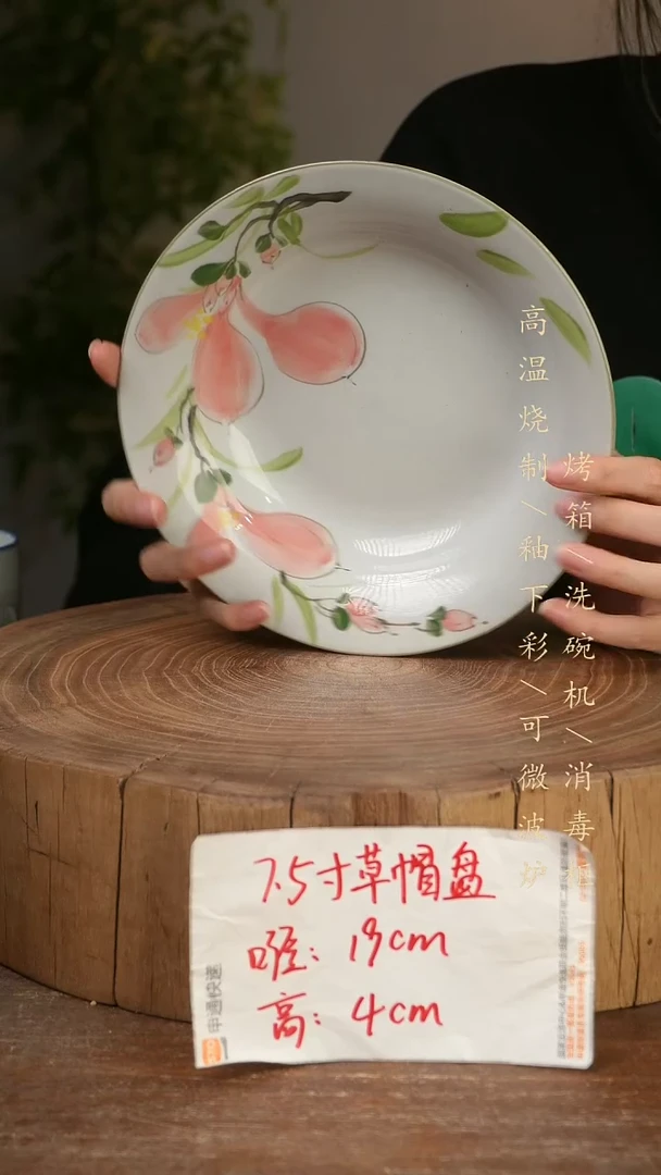 碗瓷景德镇手工手绘高温瓷釉下彩