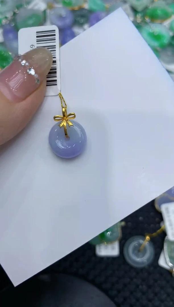 【闪购商品】翡翠颈饰18K金镶嵌222222222