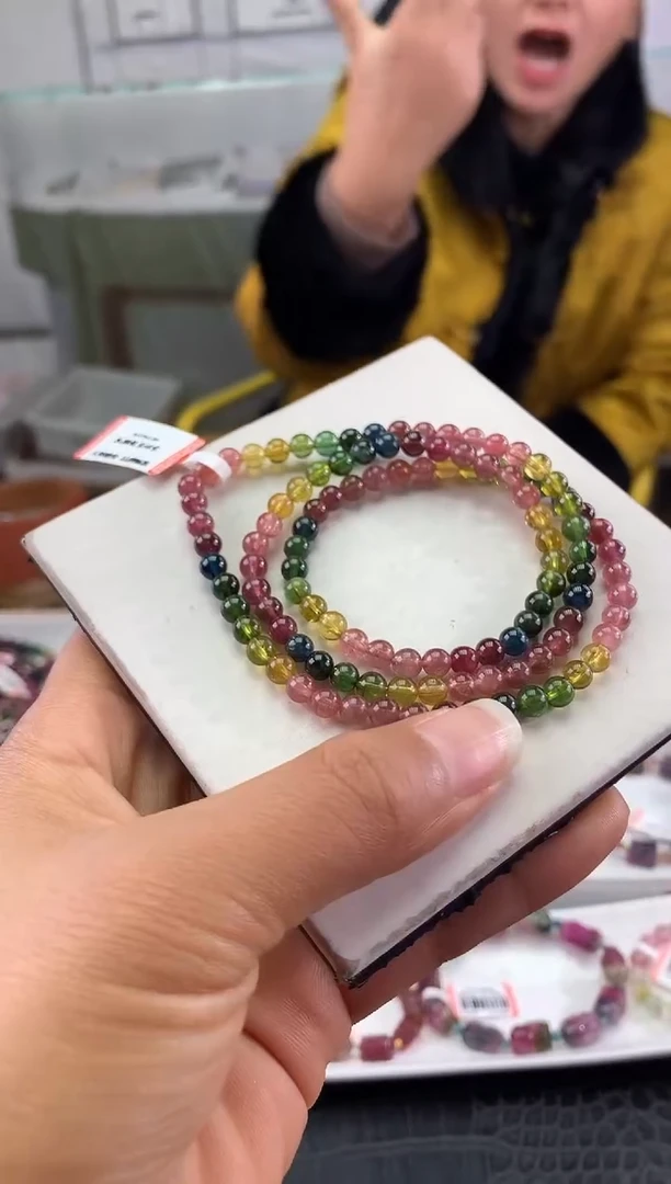 未镶嵌手串碧玺多样性发一条