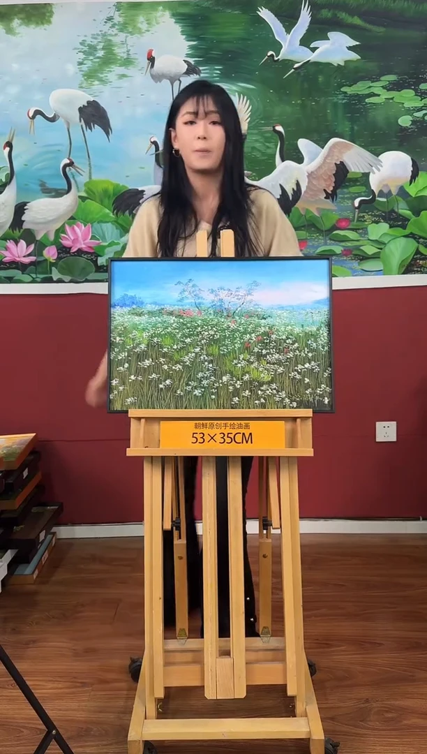 油画【13号】约53*35cm丨朝鲜原创纯手绘孤品油画丨顺丰包邮
