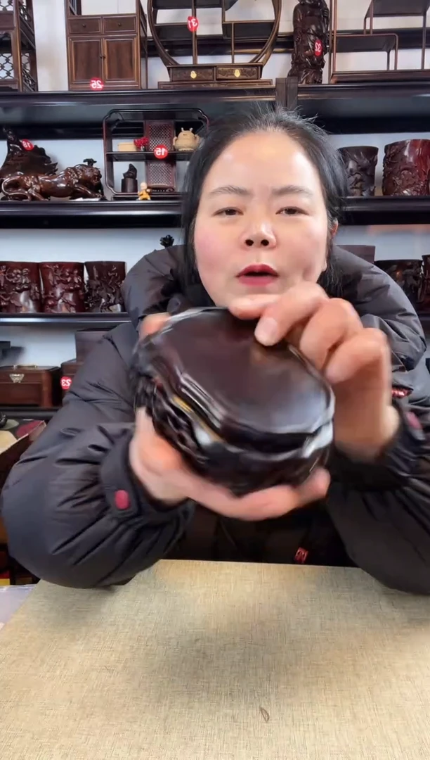 木老李红木工艺品163瑕疵