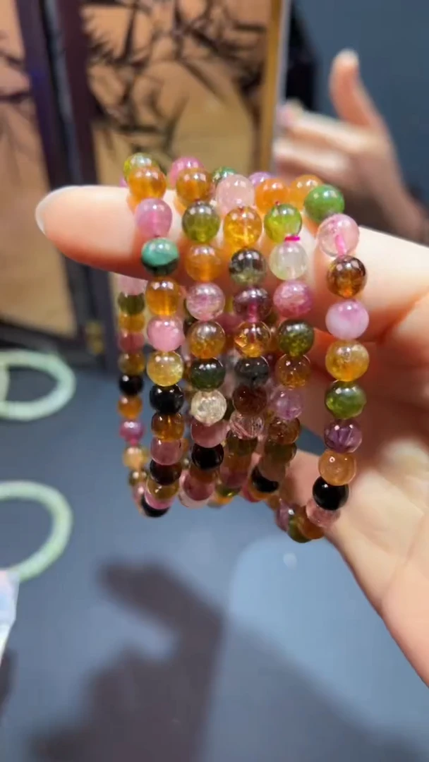 【闪购商品】碧玺手串未镶嵌随机多样性发一