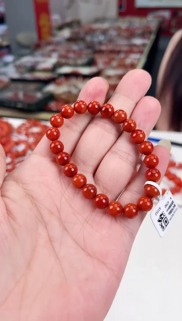 南红玛瑙瓦西手串8+未镶嵌一个/条