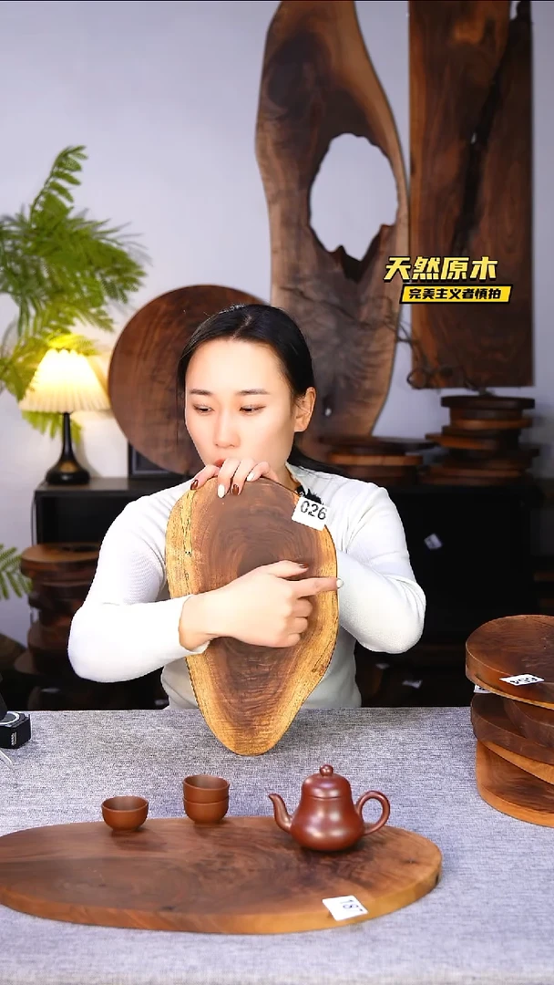 木北美黑胡桃原木.干裂疤结不属于商品质量问题完美主义者慎拍
