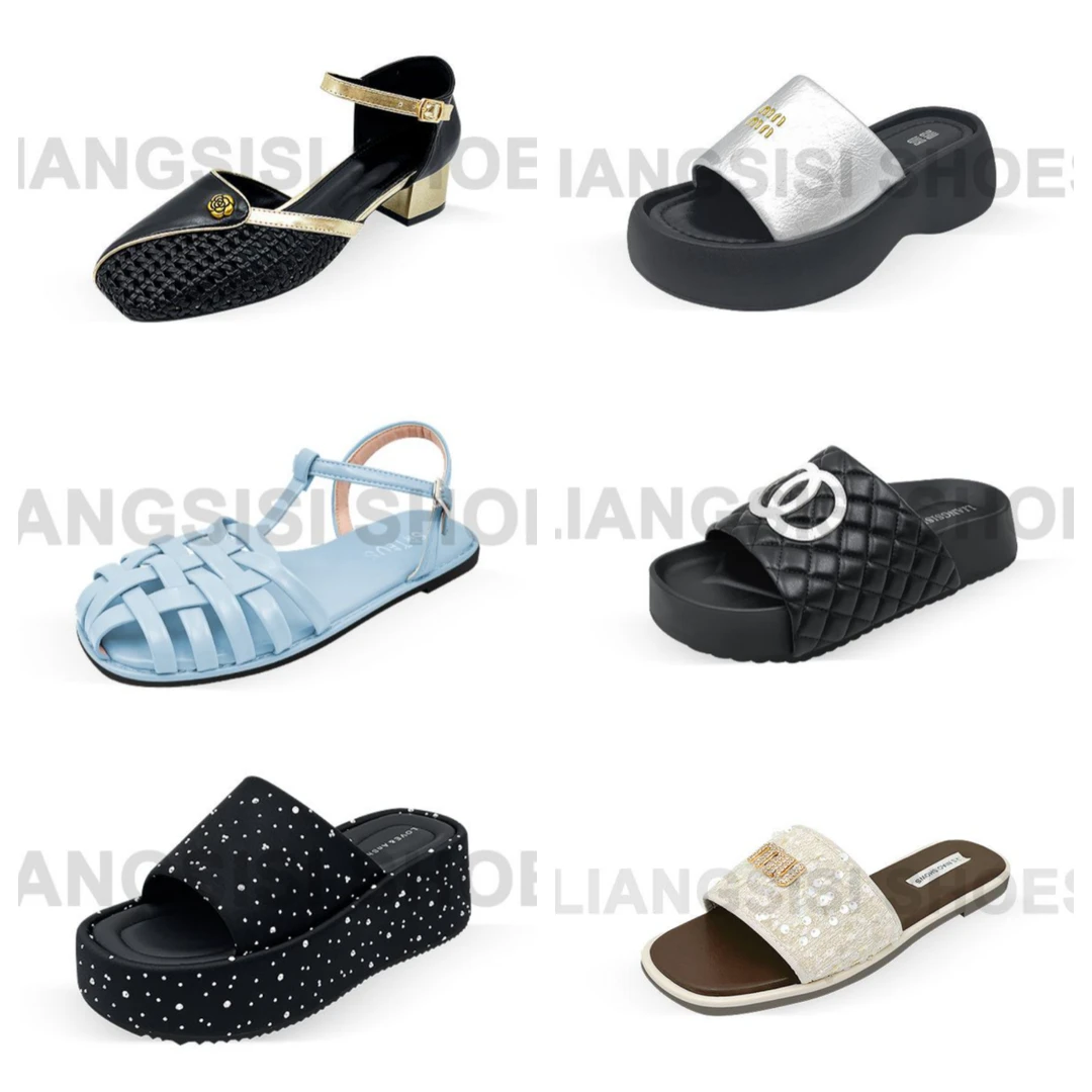 A1002轻奢时尚百搭夏季拖鞋凉鞋防滑厚底