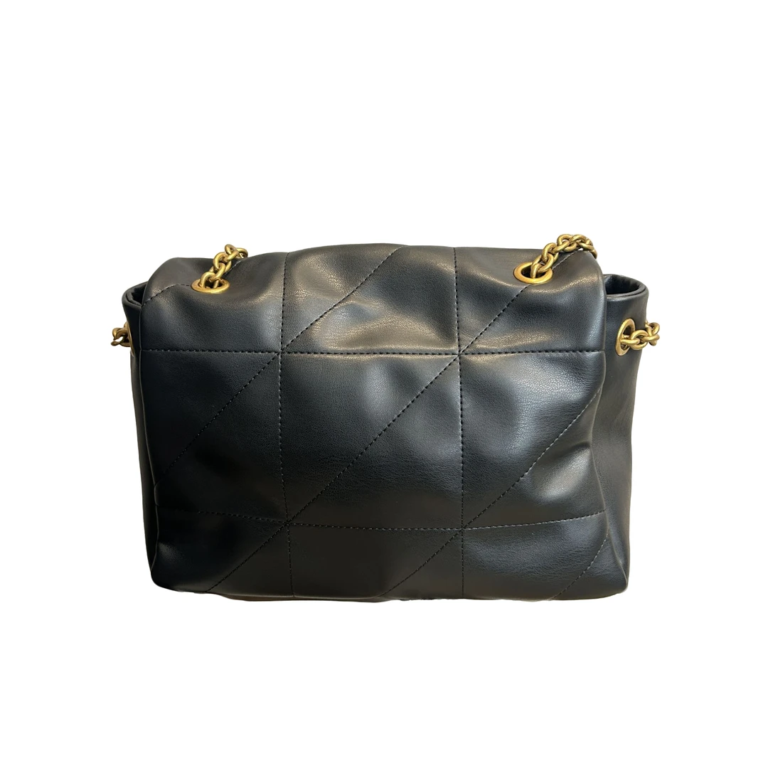 TOLEX2025新款手工时尚百搭大米女包黑色27cm