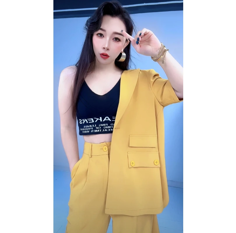 B29【送裤子】时尚轻奢气质西服套装休闲设计