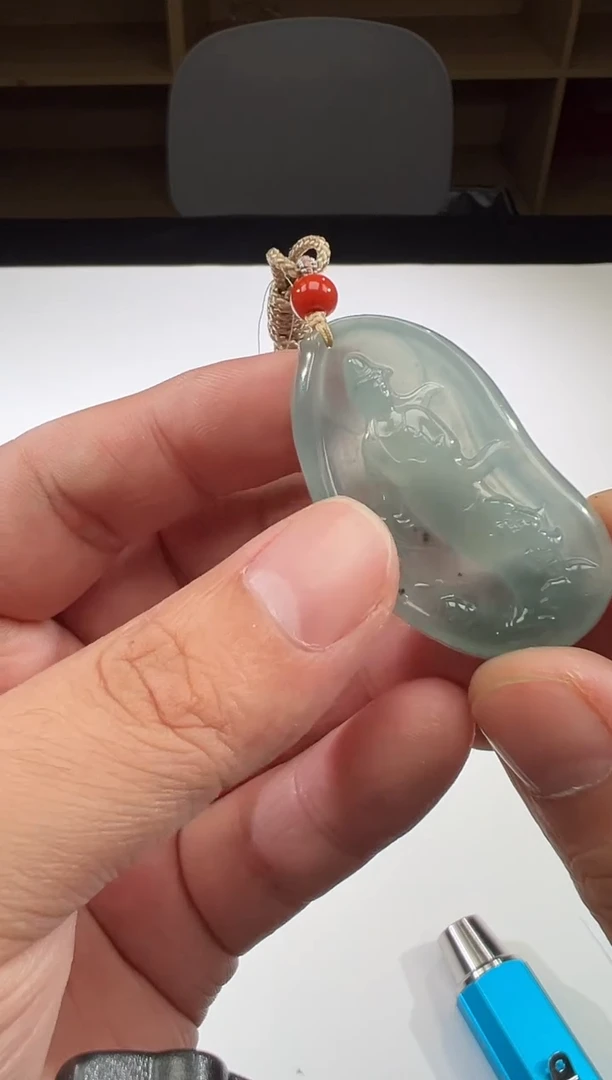 吊坠(不含链)未镶嵌翡翠观音
