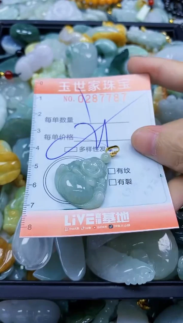 翡翠未镶嵌颈饰闪购0287787多样性发其一