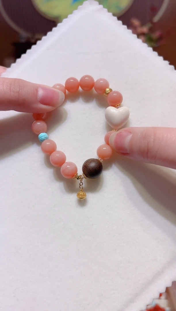 【闪购商品】蛋白石手串18K金镶嵌设计款珠串