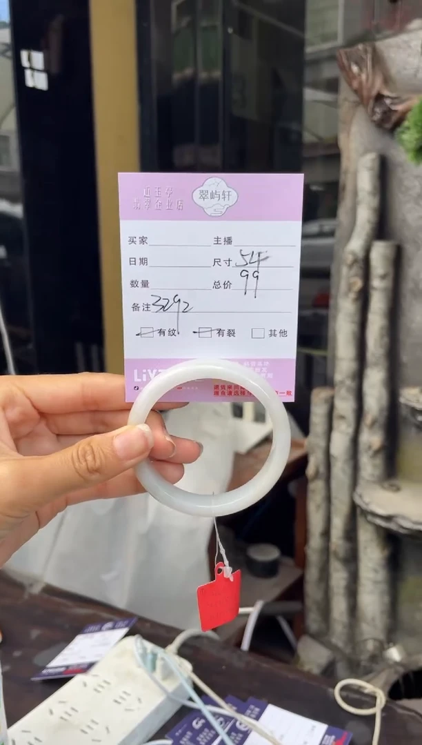 未镶嵌手镯翡翠W 54正圈 3292