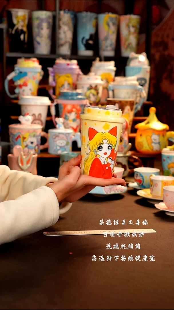 景德镇手工手绘杯杯