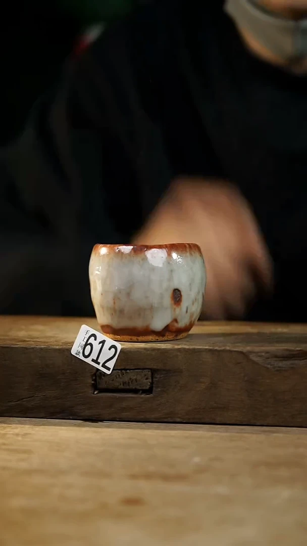 瓷片设计师手作！！！设计师福利系列！！！！落单志野杯