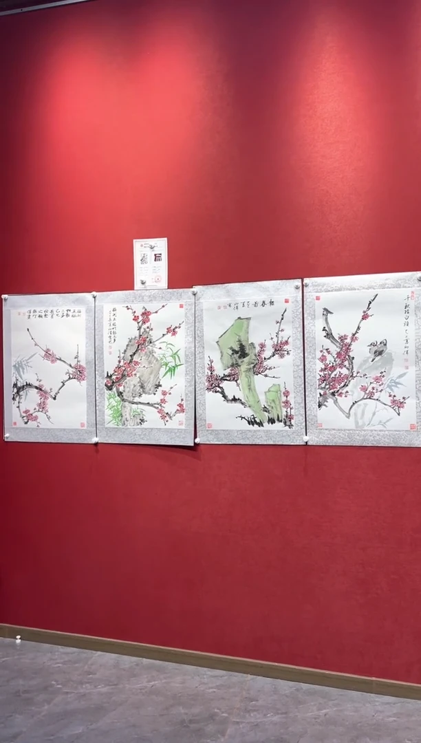 国画老师现场创作  35