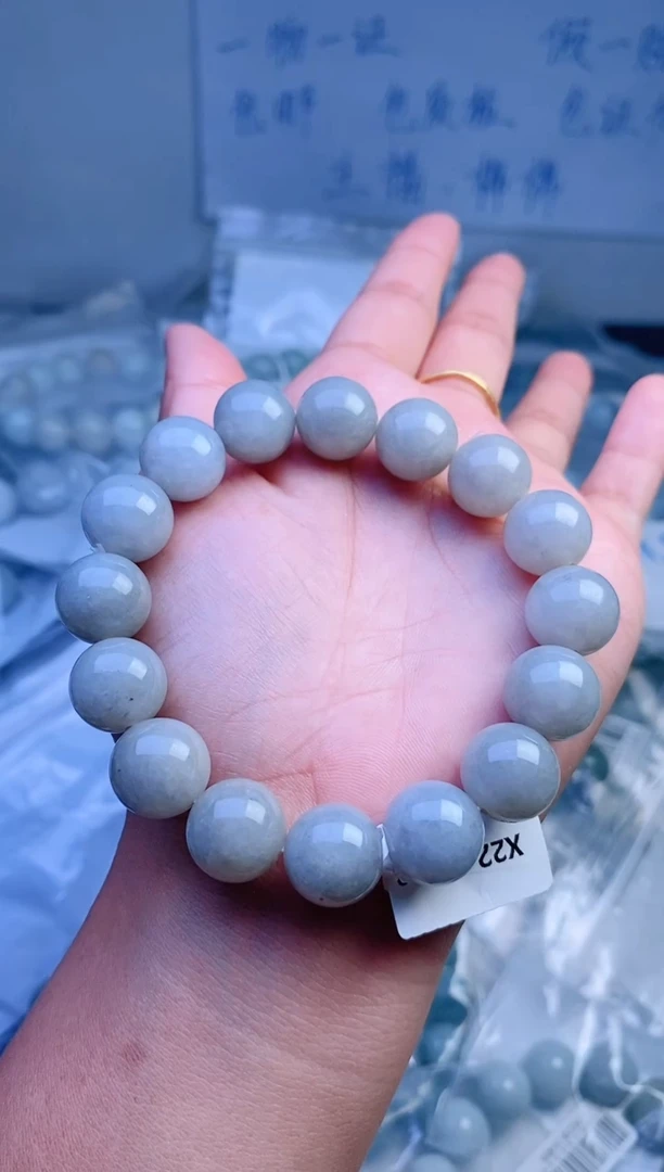 未镶嵌手链翡翠珠串