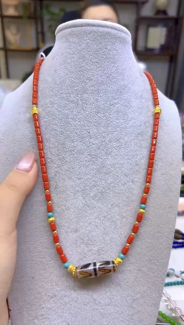 玛瑙/玉髓颈饰未镶嵌X693