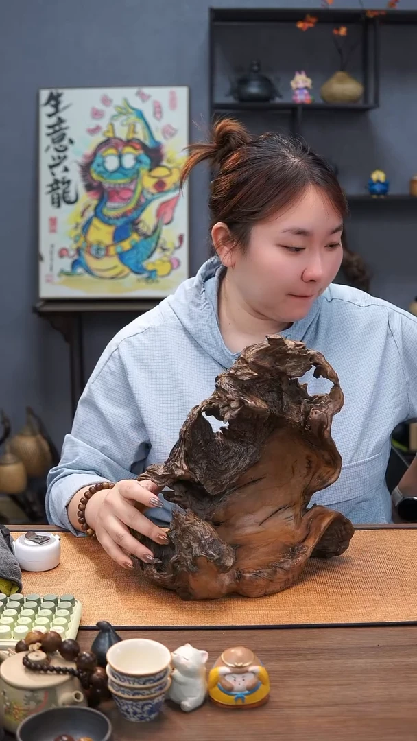 19号云小屋铁梨木佛龛