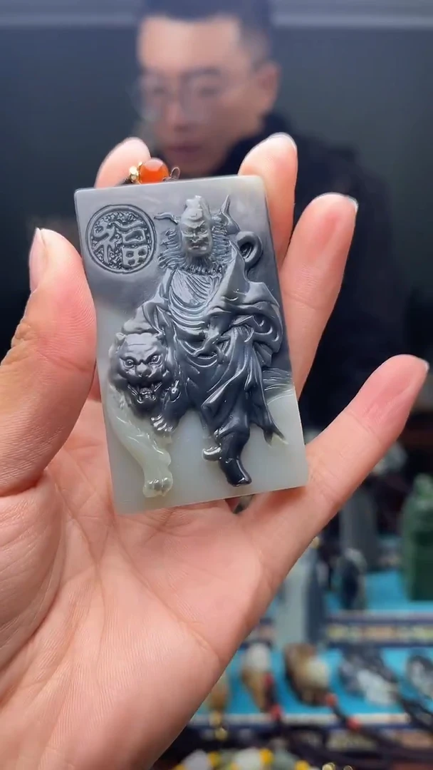 未镶嵌和田玉挂件晴**鹤1