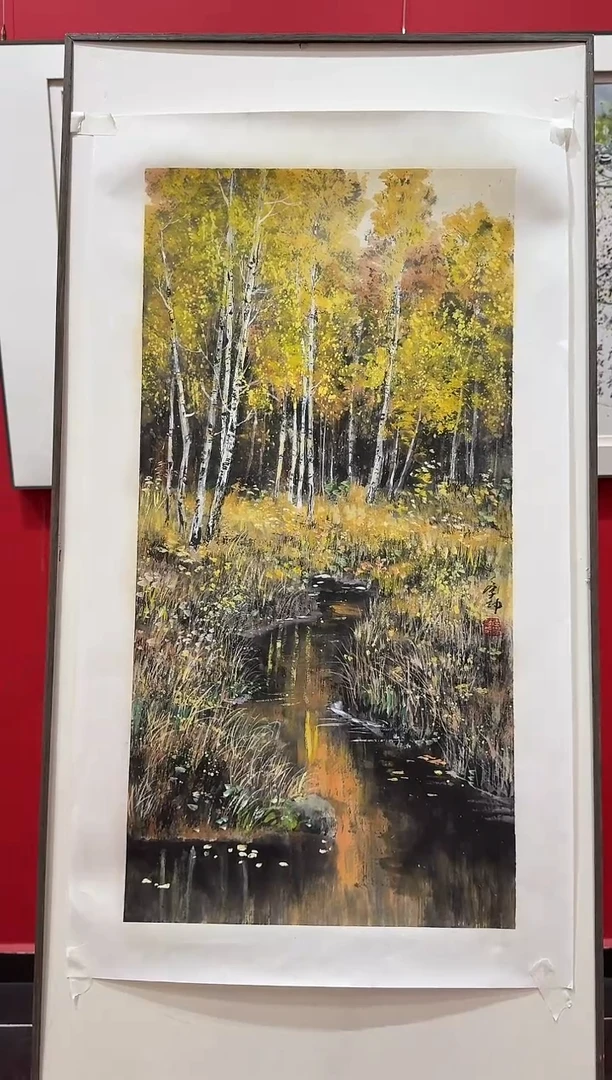 纸本1炳山艺术-国画李学功