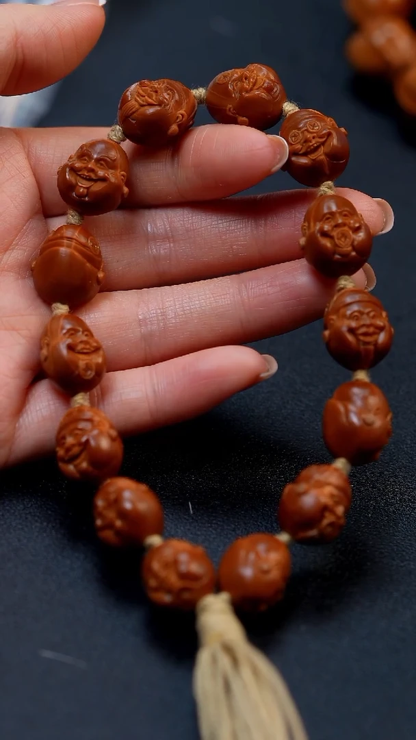 【闪购商品】橄榄核手串财弥勒