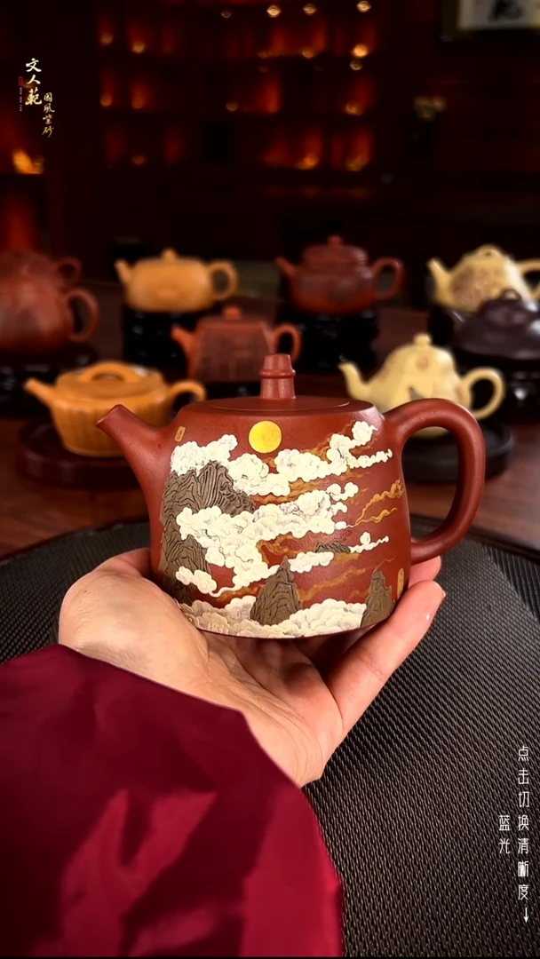 茶壶紫砂云来山更佳汉铎