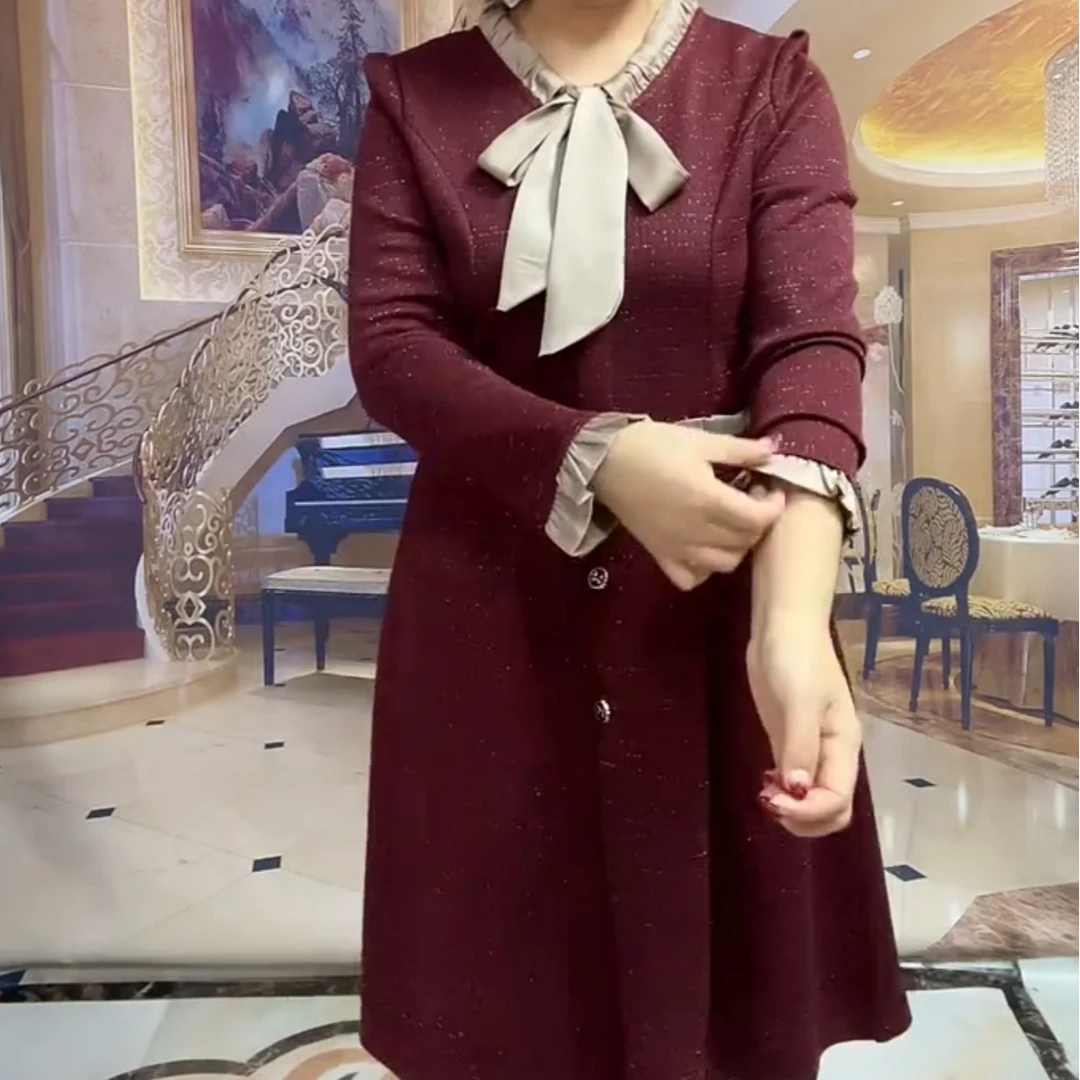 2025年春季新款时尚百搭显瘦韩版连衣裙女W0.36