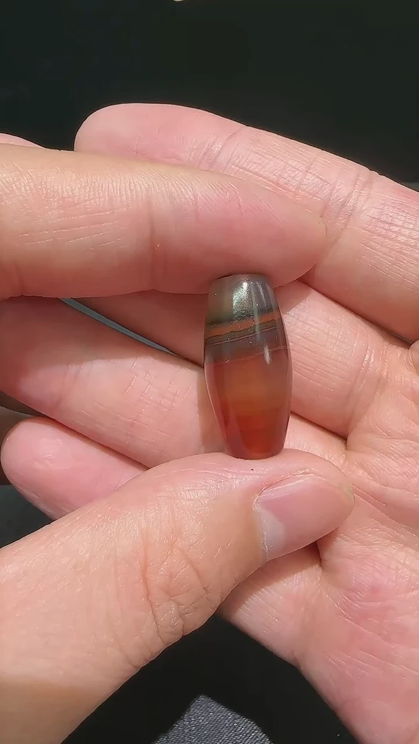 玛瑙/玉髓颈饰未镶嵌小勒子26*12