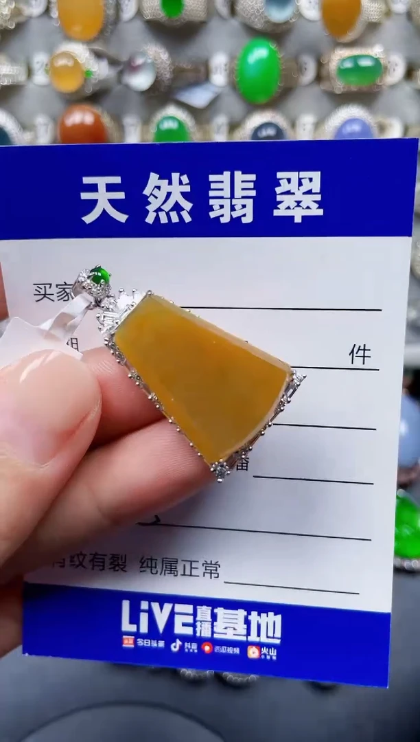 颈饰银S925镶嵌翡翠105