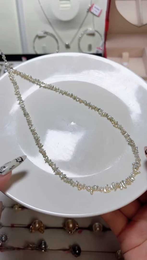 【闪购商品】海水珍珠项链18K金镶嵌65