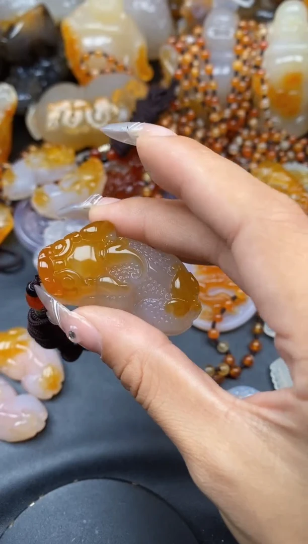 【闪购商品】玛瑙/玉髓颈饰未镶嵌ll