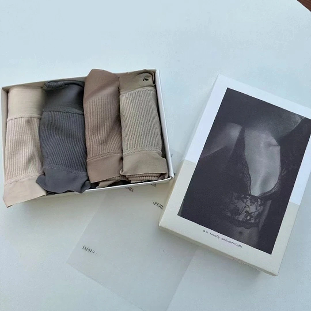 A070螺纹棉短裤套盒