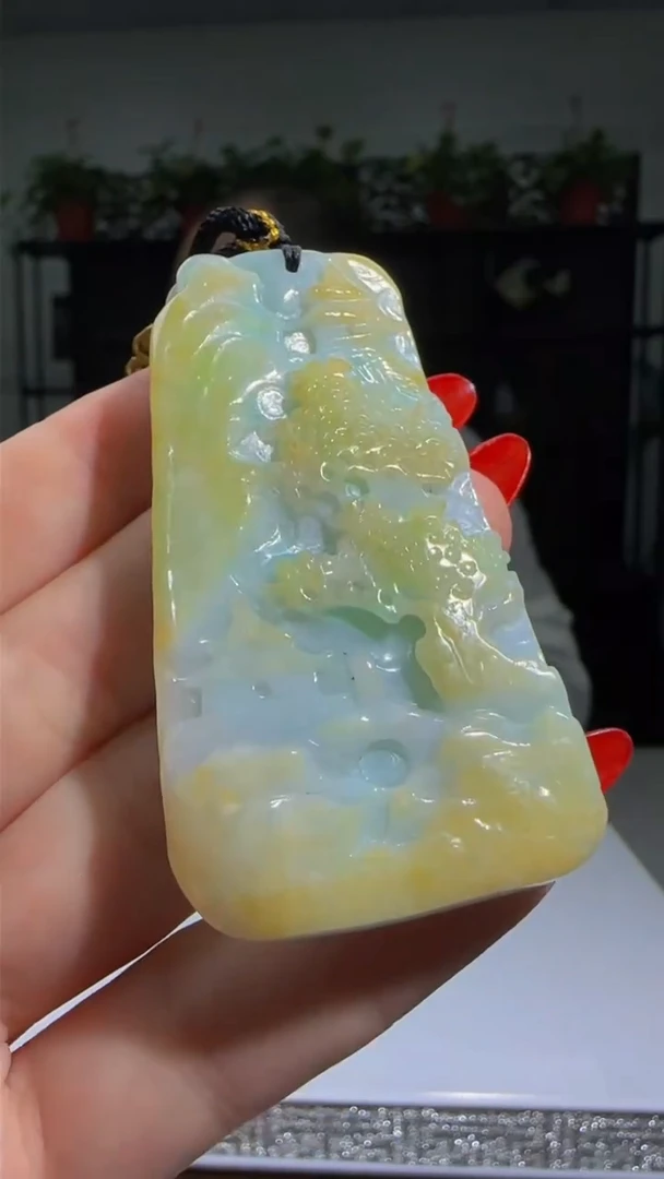 【闪购商品】翡翠颈饰未镶嵌天然翡翠A货吊坠