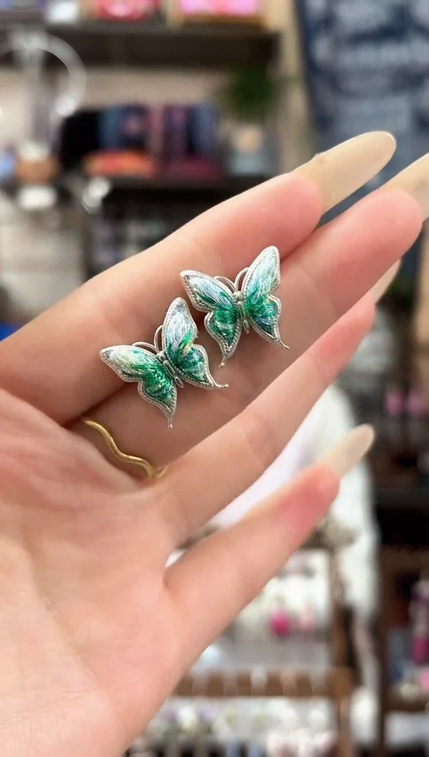 织绣民族风非遗老绣苗银饰品765