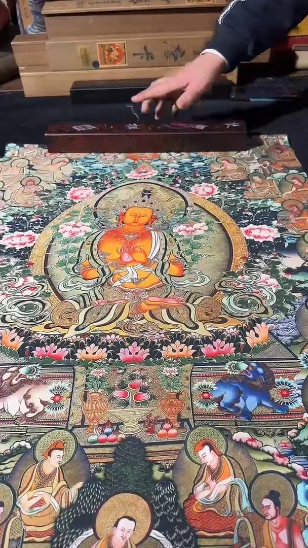 卷轴画藏式珍藏彩绘艺术馆161