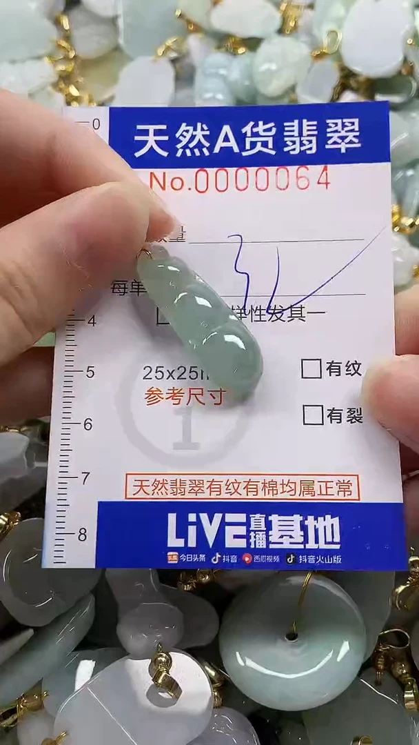 颈饰未镶嵌翡翠天然A货翡翠