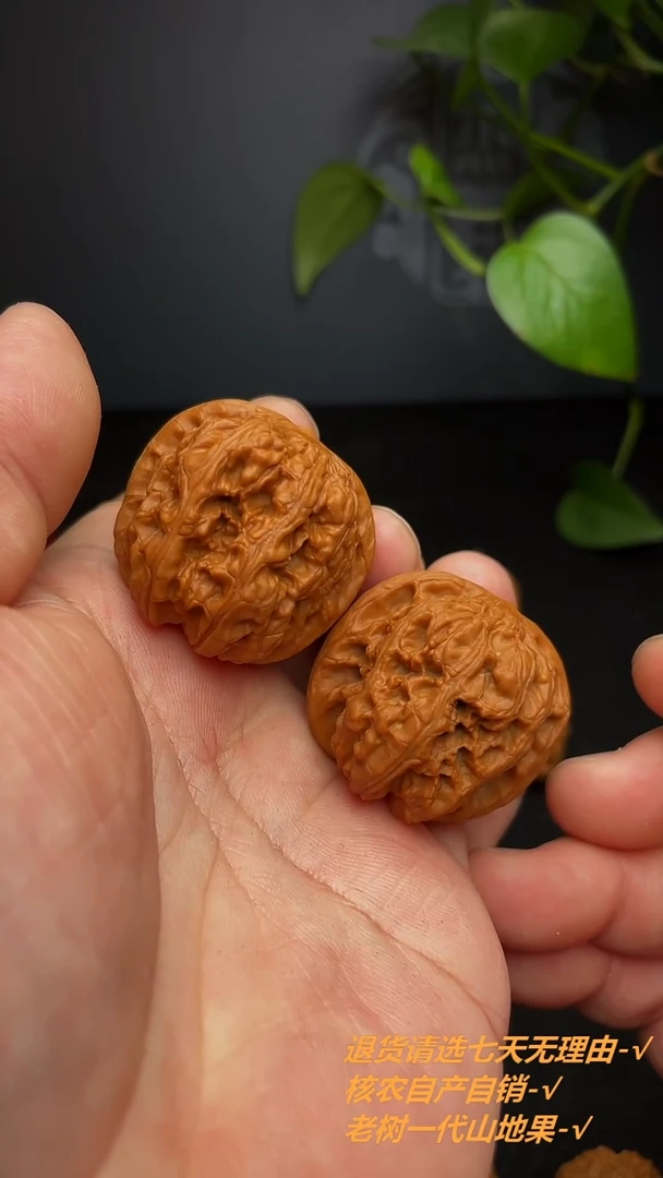 【闪购商品】文玩核桃把件37尺芭蕉扇，团（微修打底）