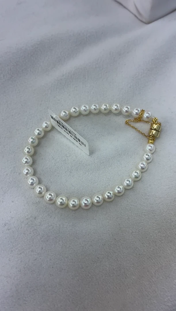 未镶嵌手绳海水珍珠满珠手链5-5.5