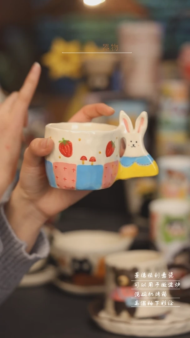 【闪购商品】景德镇可爱设计师款陶瓷