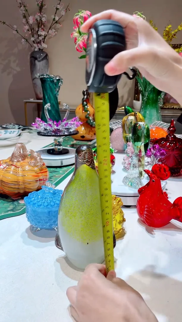 【闪购商品】琉璃手工艺品企鹅摆件一只  微瑕