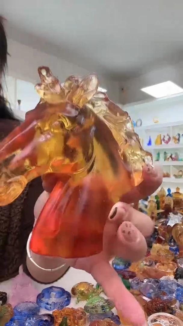 琉璃樱**秋手工制作琉璃马首