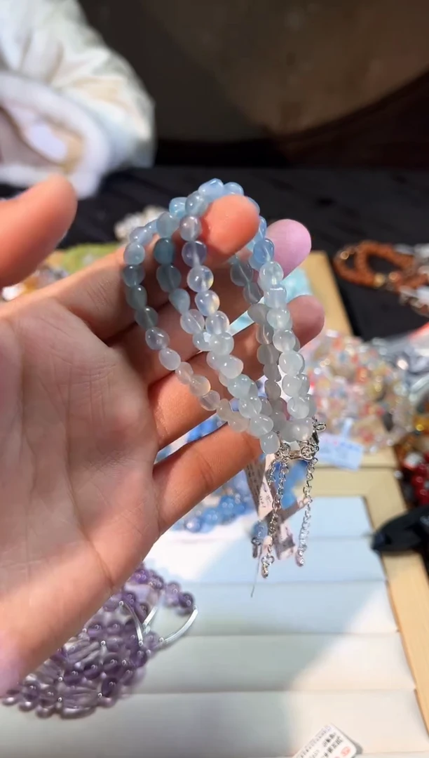 【闪购商品】海蓝宝石手链未镶嵌E027多样性发货一件