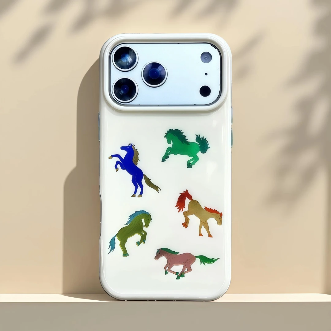 原创艺术马iphone17promax手机壳马年适用苹果16pro保护套硬15pro