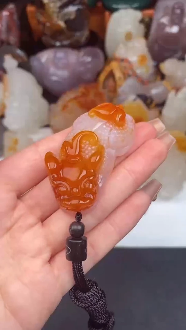 玛瑙/玉髓颈饰未镶嵌9*kAA