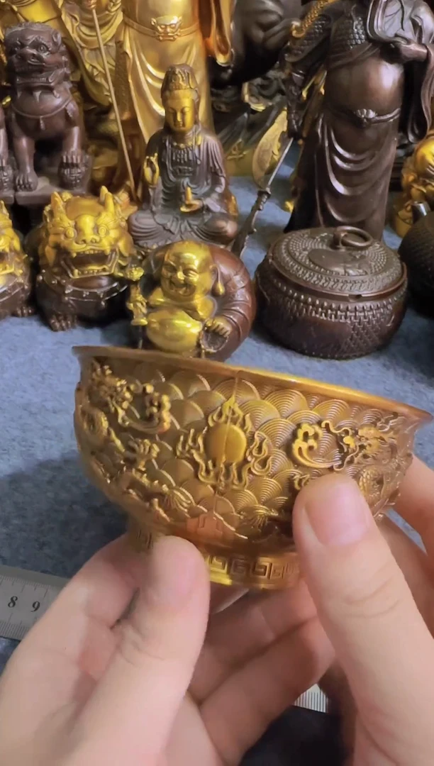 老黄黄铜摆件装饰品
