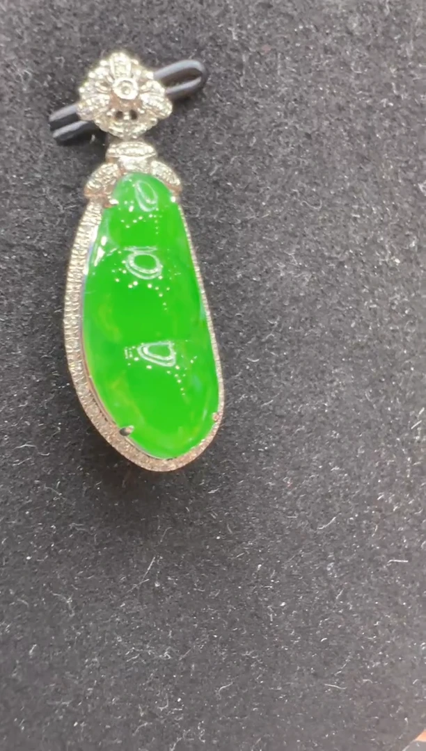 吊坠(不含链)18K金镶嵌翡翠多样性团购发一件